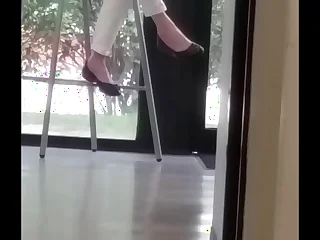 Grown up shoe play